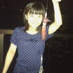 初めての釣りでケンサキゲット！