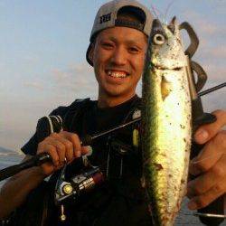 神戸空港で中サバ！ライトショアジギで♪