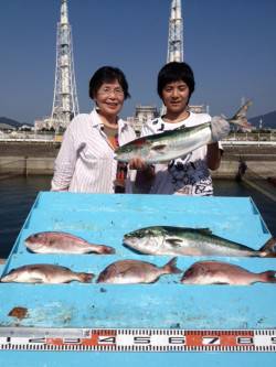 マリーナシティ海洋釣り堀　メジロ＆マダイ釣…