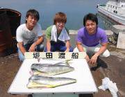 黒島の磯　ルアーで良型シイラ・メジロ