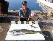 メーターオーバーでた！ 黒島の磯のシイラ