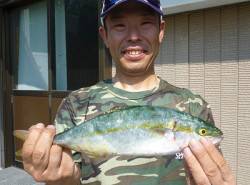 ショアジギングでシオ&ツバス