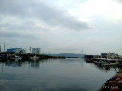 垂水漁港　ジグヘッド+ワームで豆アジ2匹☆