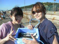 【台風後で海は濁りめ】南港海釣り公園でアジ、ガシラ他