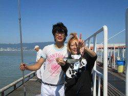 秋晴れ・釣り日和♪　尼崎市魚つり公園19日の釣果