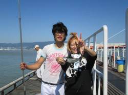 秋晴れ・釣り日和♪　尼崎市魚つり公園19日…