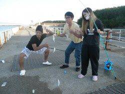 サビキでアジを1人で２００匹も♪ in 南港海釣り公園