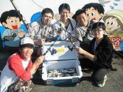 サビキでアジを1人で２００匹も♪ in 南港海釣り公園