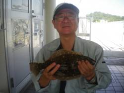 姫路市立遊漁センターではサビキでヒラメが釣…