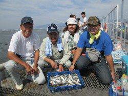 尼崎市魚つり公園 満員状態の中アジ・サッパ・サヨリメインの釣果