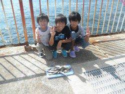 【朝はアジが入れ食いですよ】南港海釣り公園