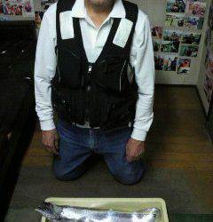 岸和田一文字　タチウオはサイズも上がっています