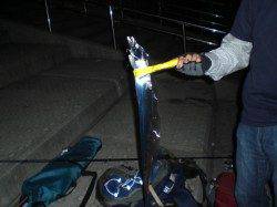 神戸空港でルアーでタチウオＧＥＴ！