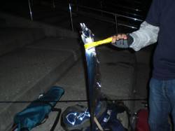 神戸空港でルアーでタチウオＧＥＴ！