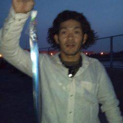 夜連続で1尾ずつワインドで太刀魚をあげられました