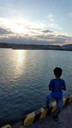 濱ノ瀬漁港　ジグヘッドでボトム狙いマゴチ