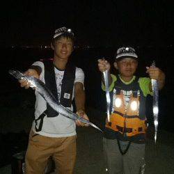 南芦屋浜、ワインドで太刀魚・ウキ釣りでサヨリの釣果