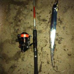 舞洲に戻りアジングするとタチウオが♪