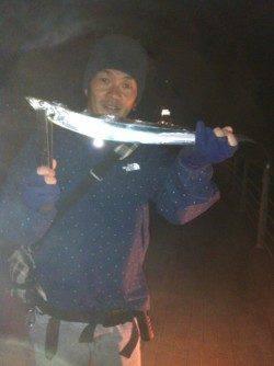 四時間で7匹！ 南港もタチウオシーズン到来♪