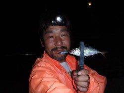 台風の影響で激濁り！　釣果はアジ１匹・・・（涙）　