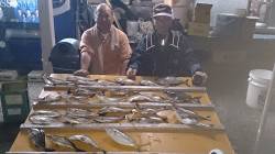 串本萩尾の磯　フカセ釣りでイサギ〜33cm…