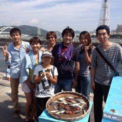 マリーナシティ海釣り公園　サビキはアジをはじめ魚種豊富♪