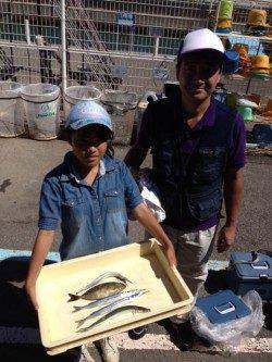 【狙いのアジは釣れませんでしたが…】サビキでサヨリ、アイゴ