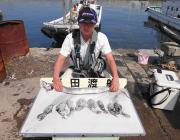 ルアーでハマチやタチウオの姿も♪