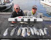 黒島の筏　エギングでアオリイカの新子釣果