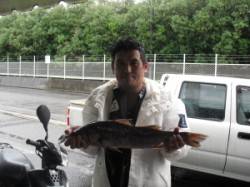 カブト磯でスズキ60cm&カサゴ　…