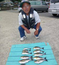 潮の流れ良く入れ食いでした♪神谷でカゴ釣り