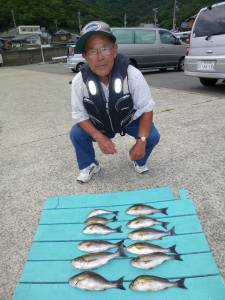 潮の流れ良く入れ食いでした♪神谷でカゴ釣り