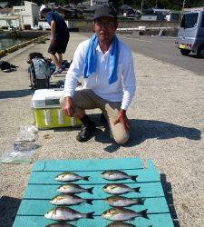 ヒラバエでのカゴ釣り釣果〜イサギつれています！〜