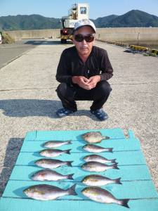 ヒラバエでのカゴ釣り釣果〜イサギつれています！〜