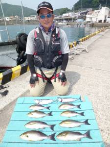 ヒラバエ　カゴ釣りでイサギ・スマガツオ