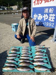 ヒラバエで20匹オーバーのイサキ、カゴ釣り…