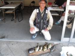 キハチ磯でフカセ釣り、グレ・アイゴ・サンバ…