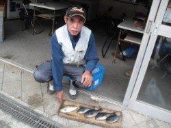 沖ノ島・地ノ島のフカセグレ釣果　inクロ磯