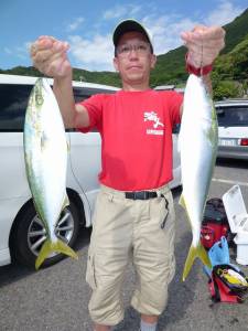 神谷沖一文字　のませでヒラスズキ＆ツバス