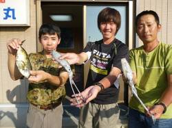 湯浅の磯、エギング、アジカラーで19杯