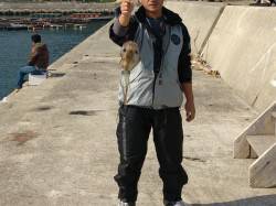 衣奈漁港　エソとアナゴの猛攻の中ヤエンでア…