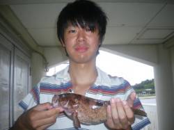 姫路市立遊漁センター、探り釣り29cmのア…