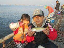 尼崎市魚つり公園　カタクチイワシ・アジ・サヨリ中心の釣果