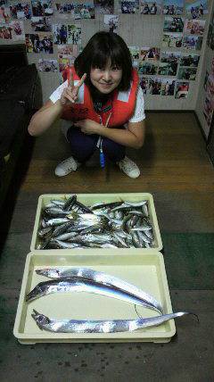 岸和田一文字　タチウオの釣果出てます