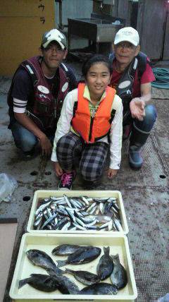 岸和田一文字　サビキでアジ・ウルメ・グレ