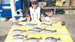 萩尾の磯、終わり掛けに良く喰ってきました！