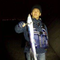 武庫一でタチウオワインド☆指5本のメートル級