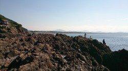 潮吹岩でフカセ釣り、尾長グレ29センチ一尾