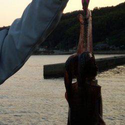 伊根　エギングでアオリ狙い　ボトムを集中的に探ると高確率