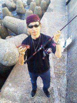 深日漁港　アジングでガシラが食ってきました♪